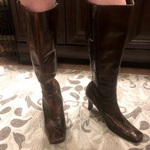 Nine West Chestnut Square Toed Boots